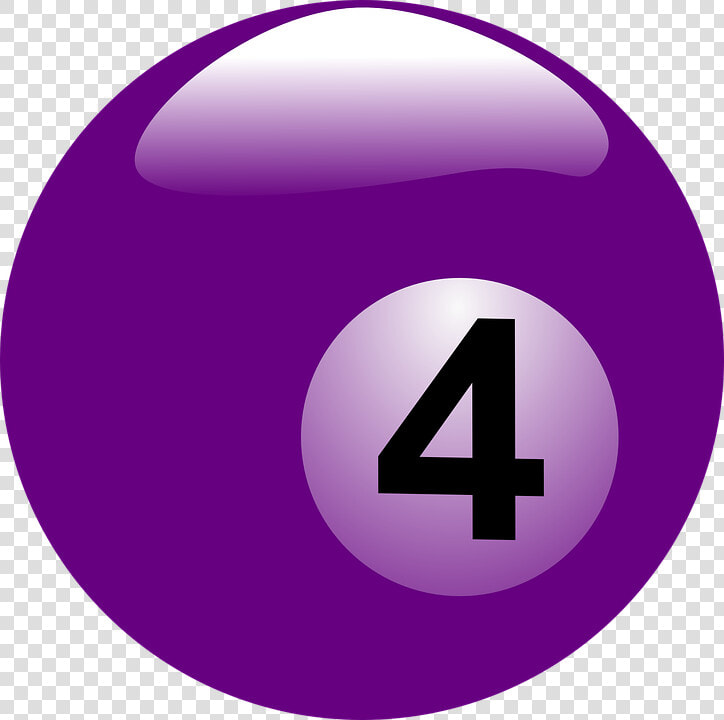 Billiard Balls Png Transparent Background   Billiard Ball Number 4  Png DownloadTransparent PNG