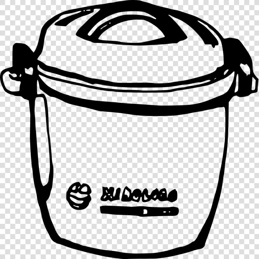 Rice Cooker Svg Clip Arts   Coocker Clipart Black And White  HD Png DownloadTransparent PNG