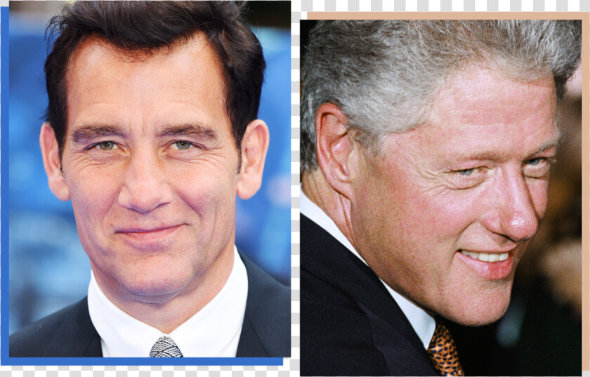 Clive Owen And Bill Clinton  HD Png DownloadTransparent PNG