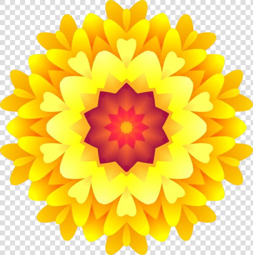 Abstract Flower Png Picture   Abstract Yellow Flower Png  Transparent PngTransparent PNG