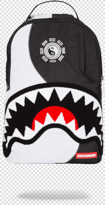 Yin Yang Shark   Sprayground Louis Vuitton Bookbag  HD Png DownloadTransparent PNG