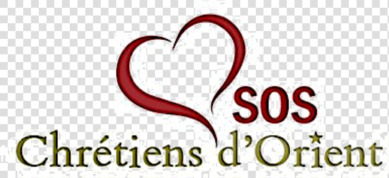 Logo Sos Chrétiens D Orient   Heart  HD Png DownloadTransparent PNG