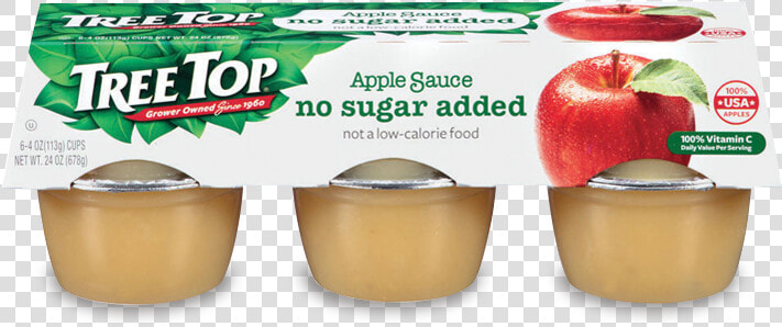 Applesauce   Tree Top Apple Sauce No Sugar Added  HD Png DownloadTransparent PNG