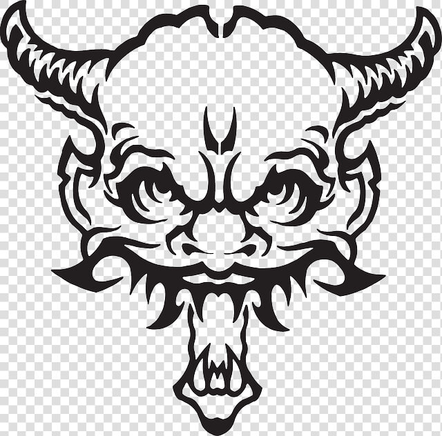 Fear Face  Devil  Monster  Horns  Demon  Fear   Demon Head Clip Art  HD Png DownloadTransparent PNG