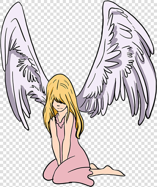 How To Draw Fallen Angel   Fallen Angel Drawing Easy  HD Png DownloadTransparent PNG