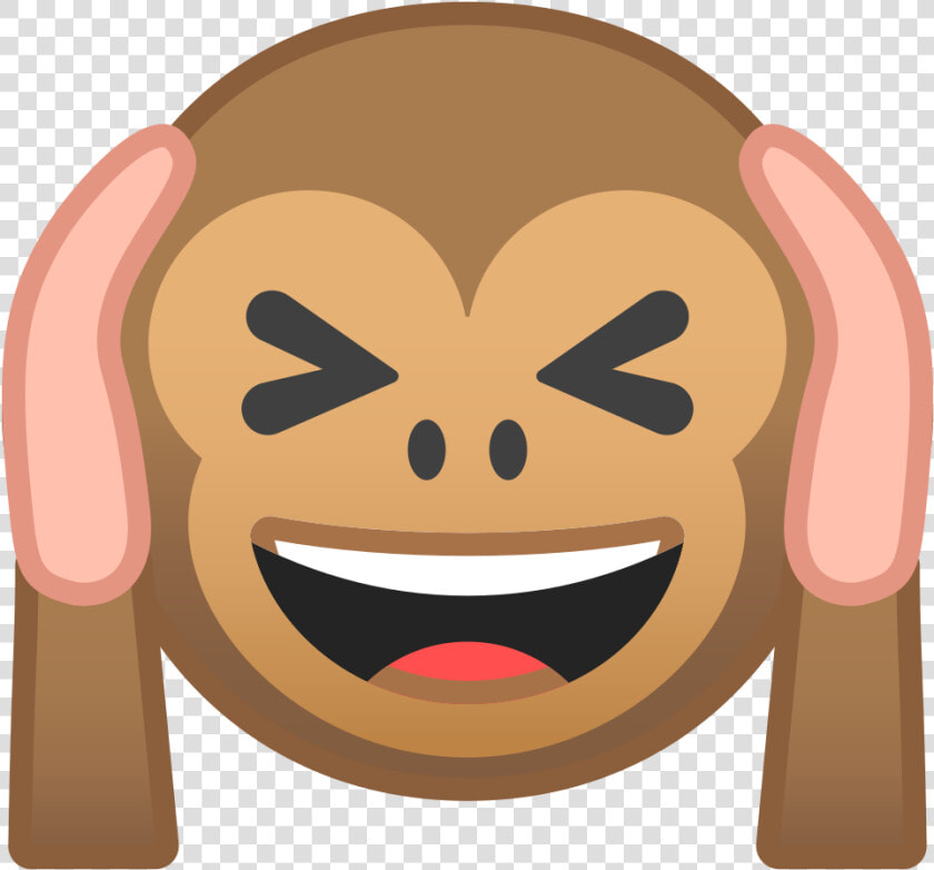 Hear No Evil Monkey Icon   Emoji Affe Ohren Zu  HD Png DownloadTransparent PNG