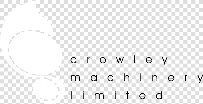 Crowley Machinery Logo Black And White   Calligraphy  HD Png DownloadTransparent PNG