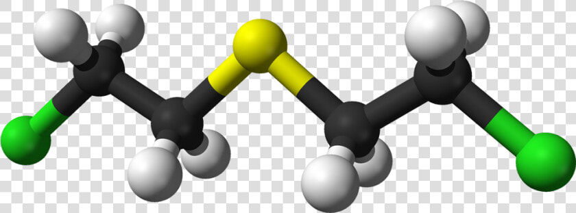 Sulfur Mustard 3d Balls   Mustard Gas Chemical  HD Png DownloadTransparent PNG