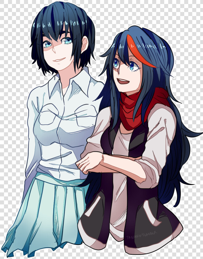 Satsuki Kiryuin Ryuko Matoi Hair Clothing Facial Expression   Kill La Kill Satsuki Fanart  HD Png DownloadTransparent PNG