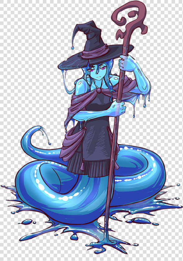 Tsorqia  The Slime Lamia Sorceress   Heroines Of The First Age  HD Png DownloadTransparent PNG