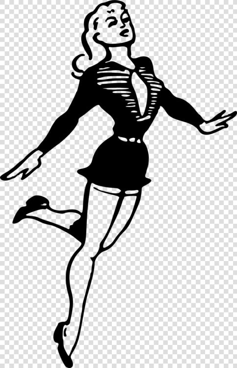 Female Clipart Dancing   Woman Dancing Drawing  HD Png DownloadTransparent PNG