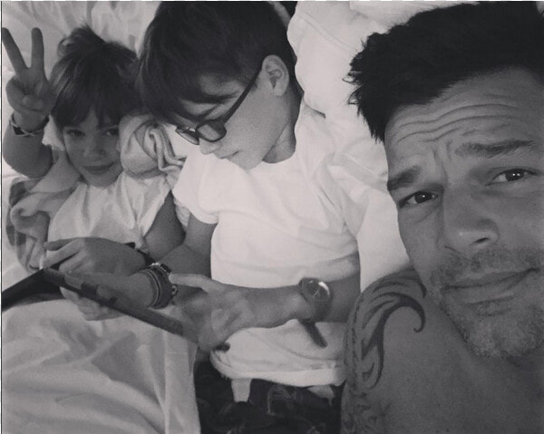 Ricky Martin Y Sus Hijos   Ricky Martin Baby Lucia  HD Png DownloadTransparent PNG