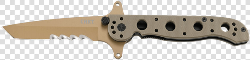 13dsfg Special Forces Desert Tanto With Veff Serrations™   Crkt Special Forces  HD Png DownloadTransparent PNG