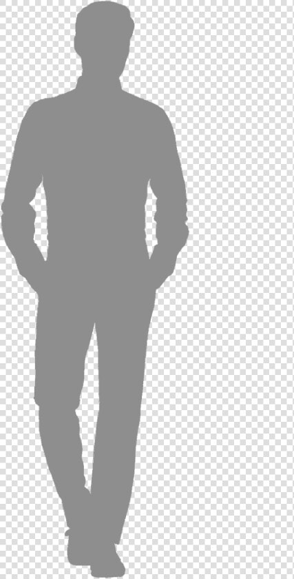 Transparent Silhouette Man Png   Standing Man Silhouette Png  Png DownloadTransparent PNG