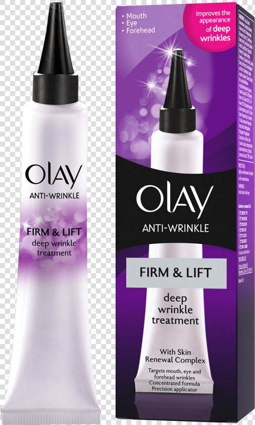 Anti wrinkle Firm  amp  Lift Deep Wrinkle Treatment   Olay Krem Pod Oczy  HD Png DownloadTransparent PNG