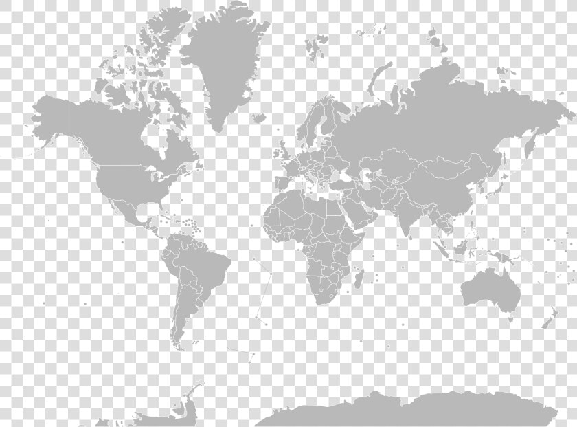 Clipart Black And White File Projection Svg Wikimedia   World Map Svg Mercator  HD Png DownloadTransparent PNG