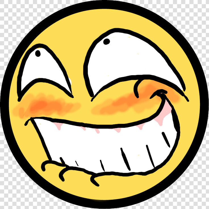 Smiley Face Emoticon Blushing   Lol Faces Meme By Simone Garbuglia  HD Png DownloadTransparent PNG