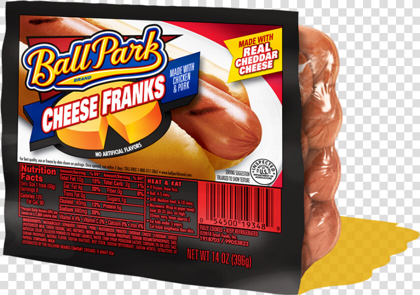 Ball Park Cheese Hot Dogs   Ball Park Franks  HD Png DownloadTransparent PNG