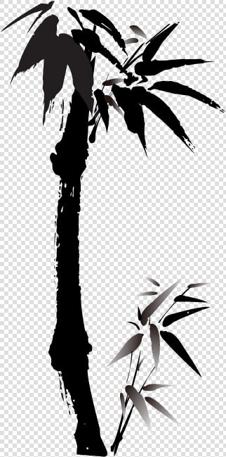 Ink Bamboo Vector Png Download   Ve Hinh Cay Tre  Transparent PngTransparent PNG