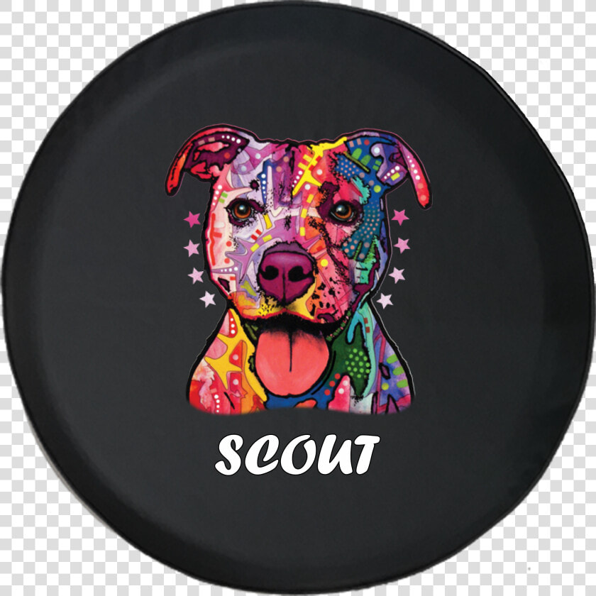 Spare Tire Cover Custom Pitbull Pitty Mom Bulldog Terrier   Pitbull Tire Cover Jeep Wrangler  HD Png DownloadTransparent PNG