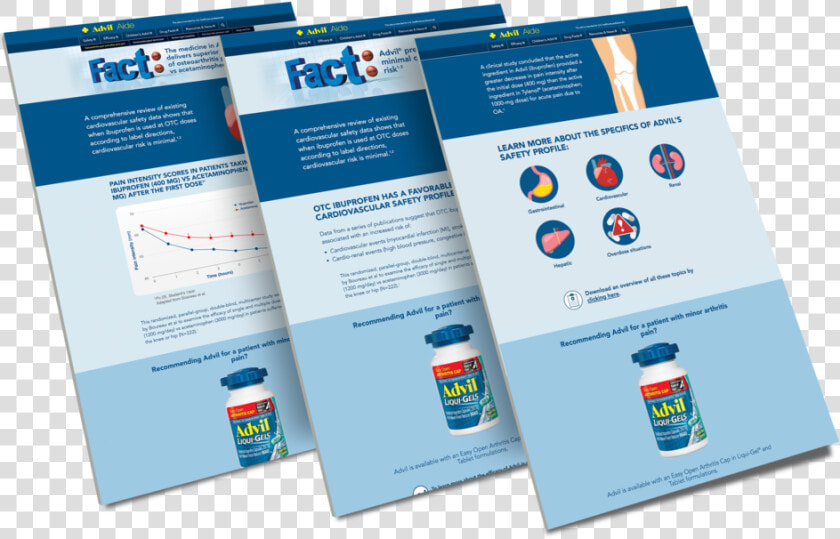 Advil Perspective Web Design Mockup 2   Brochure  HD Png DownloadTransparent PNG