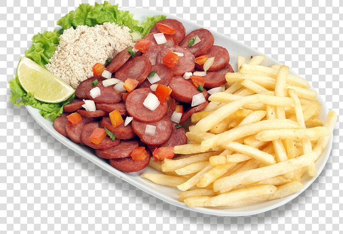 Porção De Calabreza C  Batata   Porção De Boteco Png  Transparent PngTransparent PNG