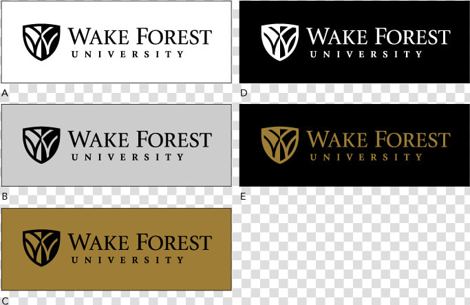 Logo Guidelines One Color   Wake Forest University  HD Png DownloadTransparent PNG