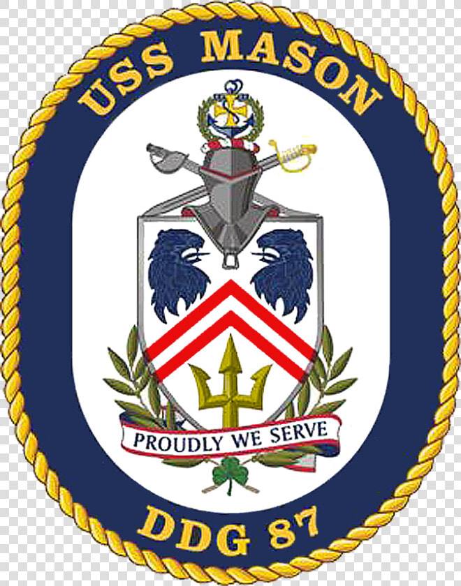 Uss Mason Ddg 87 Crest   Uss Bonhomme Richard Crest  HD Png DownloadTransparent PNG