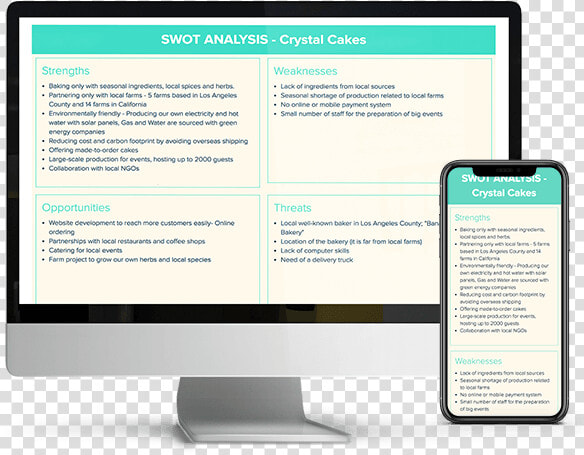 Swot Analysis Example For Web Development  HD Png DownloadTransparent PNG