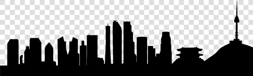 Seoul Skyline Photography Korean   Seoul Skyline Clipart  HD Png DownloadTransparent PNG