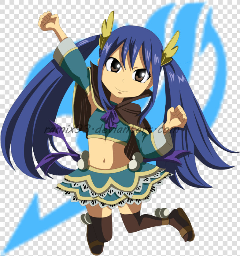 Fairy Tail Achtergrond Called Fairy Tail Girls   Wendy Marvell Fairy Tail Art  HD Png DownloadTransparent PNG