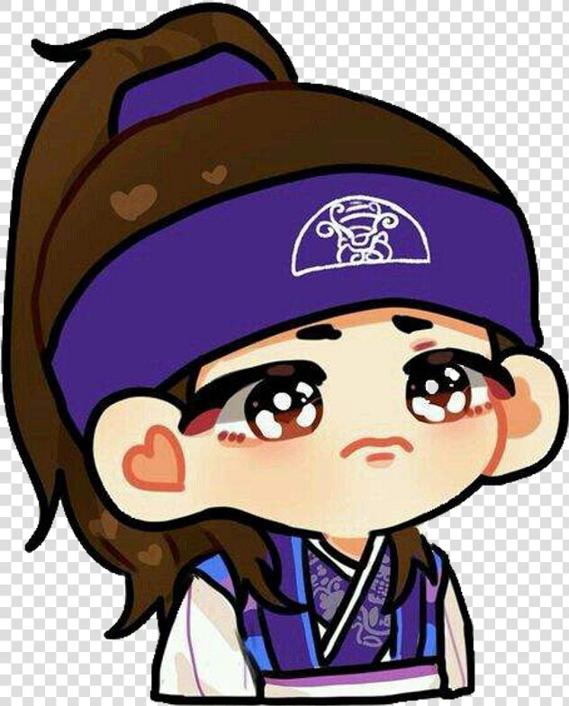 Bts Taehyung Hwarang Stickers Kpopstickers Chibi Fanart   Bts V Chibi Drawing  HD Png DownloadTransparent PNG