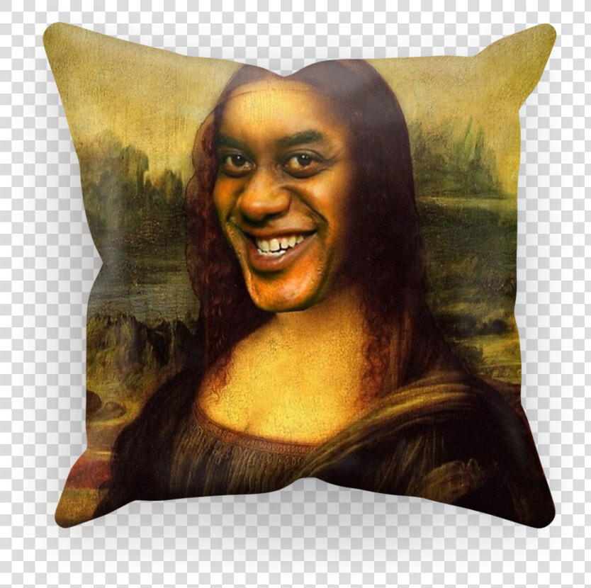 Ainsley Harriott As The Mona Lisa ﻿sublimation Cushion   Ainsley Harriott  HD Png DownloadTransparent PNG