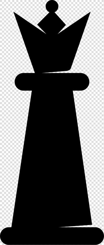 Queen Chess Piece Clipart   Queen Chess Piece Silhouette  HD Png DownloadTransparent PNG