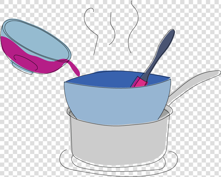 Melting With A Double Boiler Clipart   Png Download  Transparent PngTransparent PNG