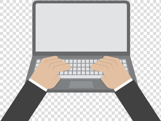 Laptop Clipart Typing   Typing On Computer Clipart  HD Png DownloadTransparent PNG