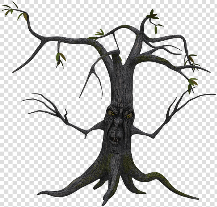 Tree  Digital Art  Isolated  Without Leaves  Leafless   Halloween Tree Silhouette Png  Transparent PngTransparent PNG