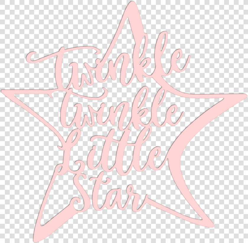 Twinkle Twinkle Little Star Metal Art   Calligraphy  HD Png DownloadTransparent PNG