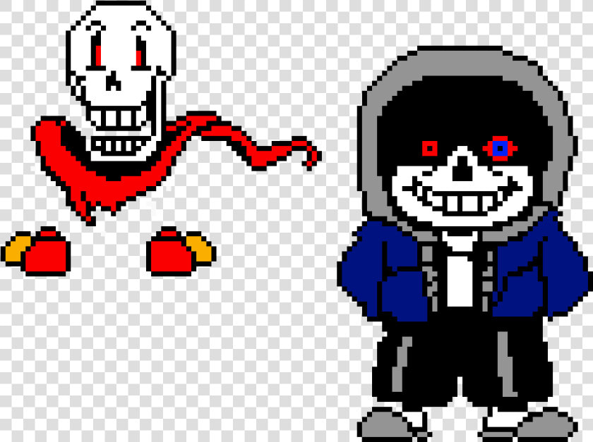 Dusttale Sans And Papyrus  HD Png DownloadTransparent PNG