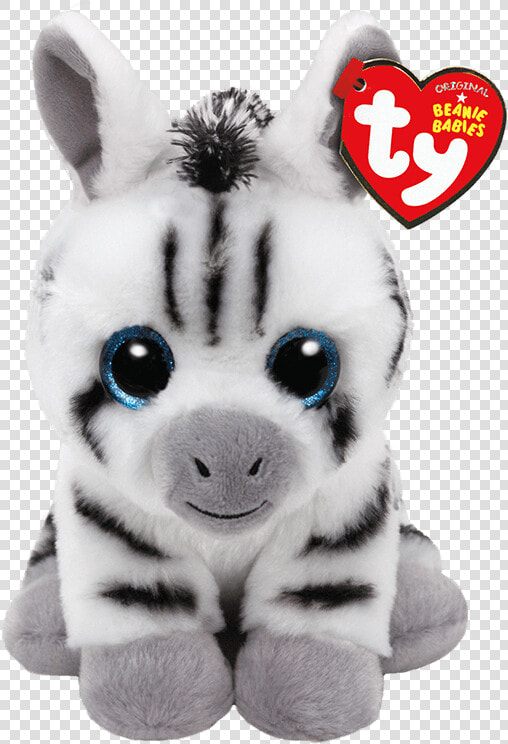 White Zebra With Black Stripes   Beanie Babies Zebra  HD Png DownloadTransparent PNG