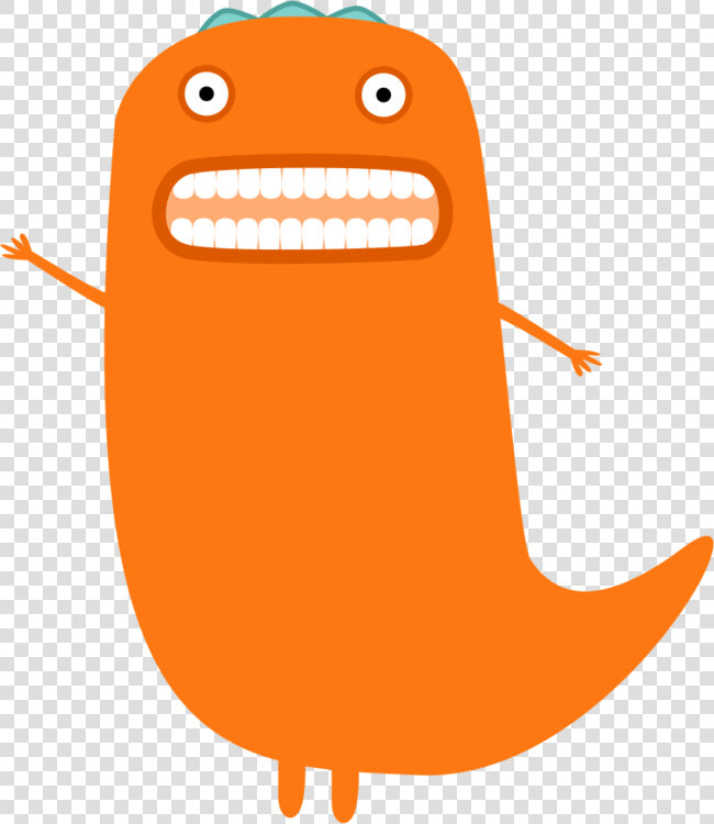 Food orange smile   Orange Monster Clipart  HD Png DownloadTransparent PNG