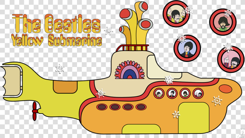 Beatles Yellow Free Party   Yellow Submarine Beatles Vector  HD Png DownloadTransparent PNG