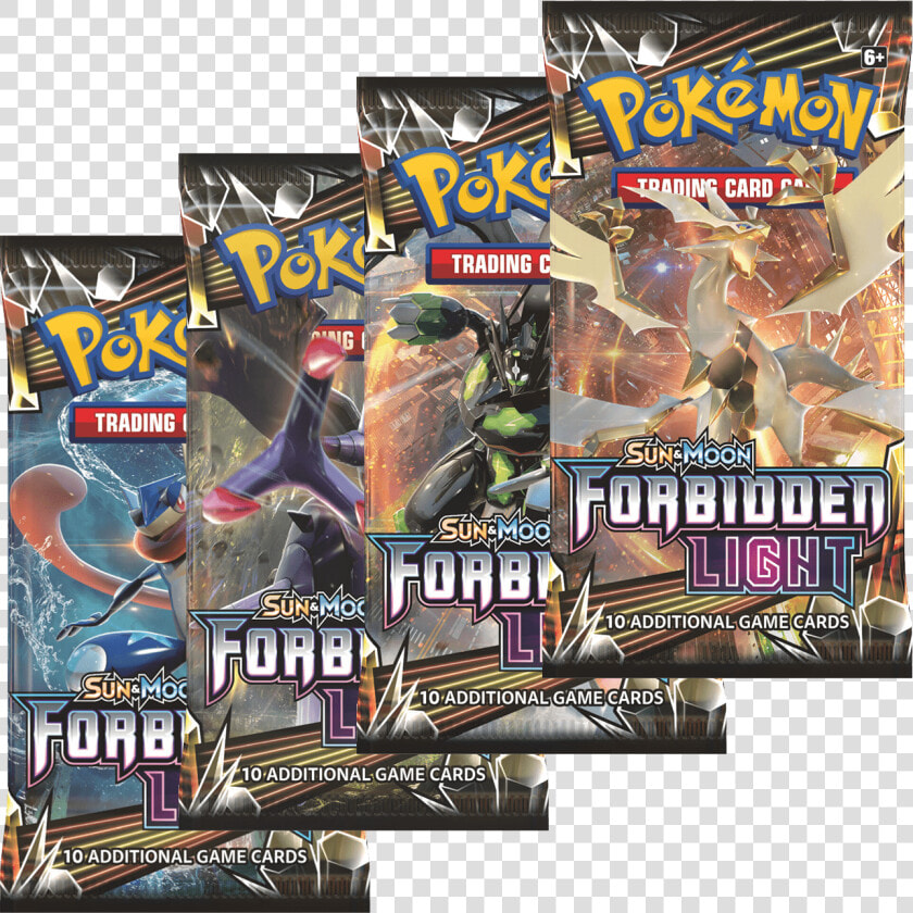 Pokemon Tcg Sun Moon Forbidden Light Booster Pack   Forbidden Light Booster Pack  HD Png DownloadTransparent PNG