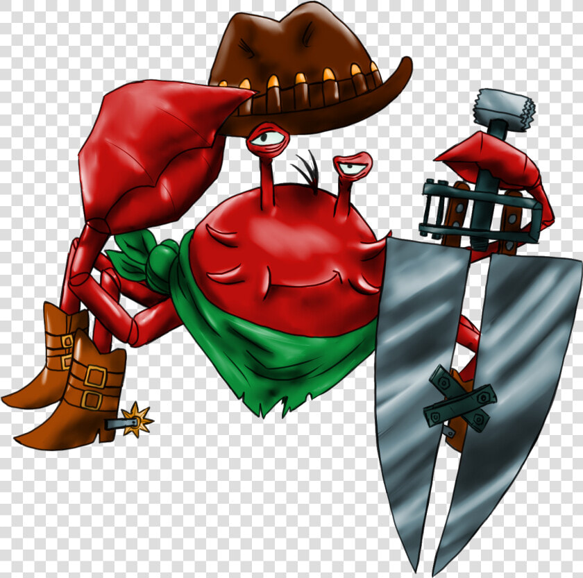 The Crab Swordsman   Illustration  HD Png DownloadTransparent PNG