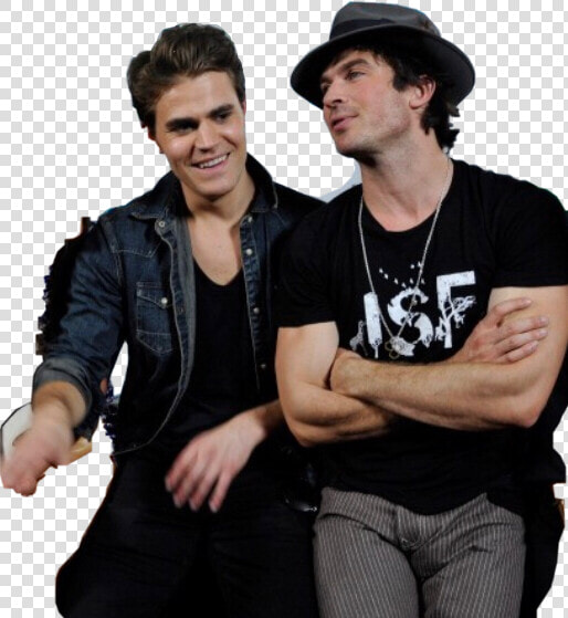  hello  brother  tvd  iansomerhalder  paulwesley  damon  HD Png DownloadTransparent PNG