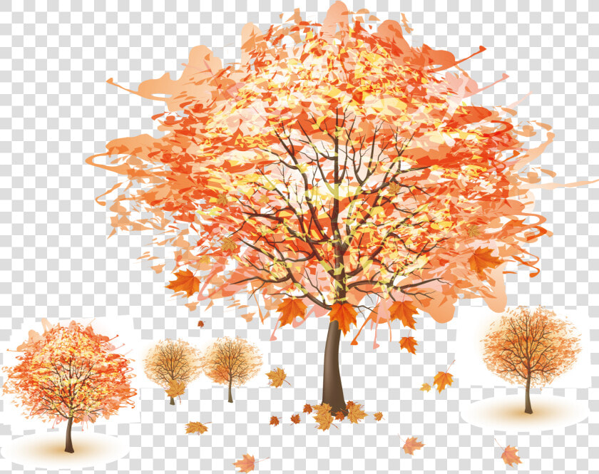 Autumn Tree Royalty free   Autumn Tree Background Ppt  HD Png DownloadTransparent PNG