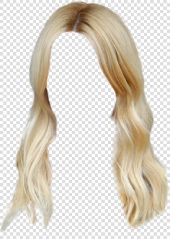  hair  blondehair  longhair  sticker  use  idk   Lace Wig  HD Png DownloadTransparent PNG