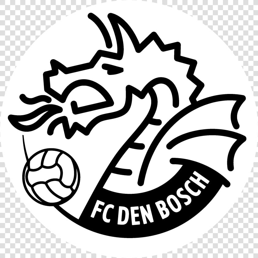 Den Bosch Logo Black And White   Embleem Fc Den Bosch  HD Png DownloadTransparent PNG