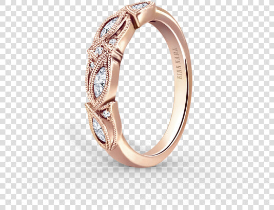 Dahlia 18k Rose Gold Ladies Wedding Band D   Gold Ring Rose Gold Ring Design For Girls  HD Png DownloadTransparent PNG