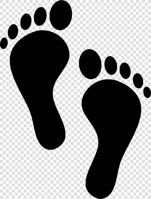 Svg Toes Footprints Human Free Image Icon   Footprints Clipart  HD Png DownloadTransparent PNG